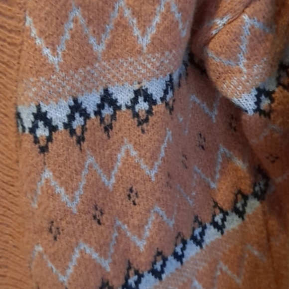 Brown Fairisle Longline Cardigan - Picture 3 of 7